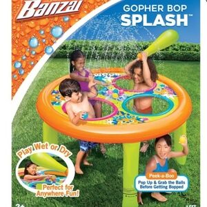 BANZAI Gopher Bop Splash park for kids!!